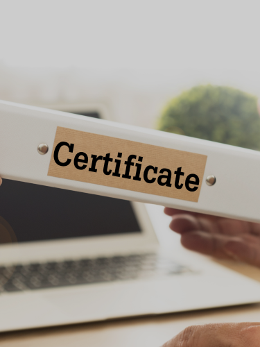 PRODUCT CERTIFICATES